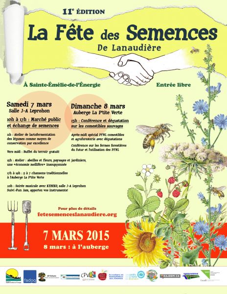 Lire la suite à propos de l’article Célébrons l’arrivée du printemps avec la 11e édition de la Fête des Semences de Lanaudière !